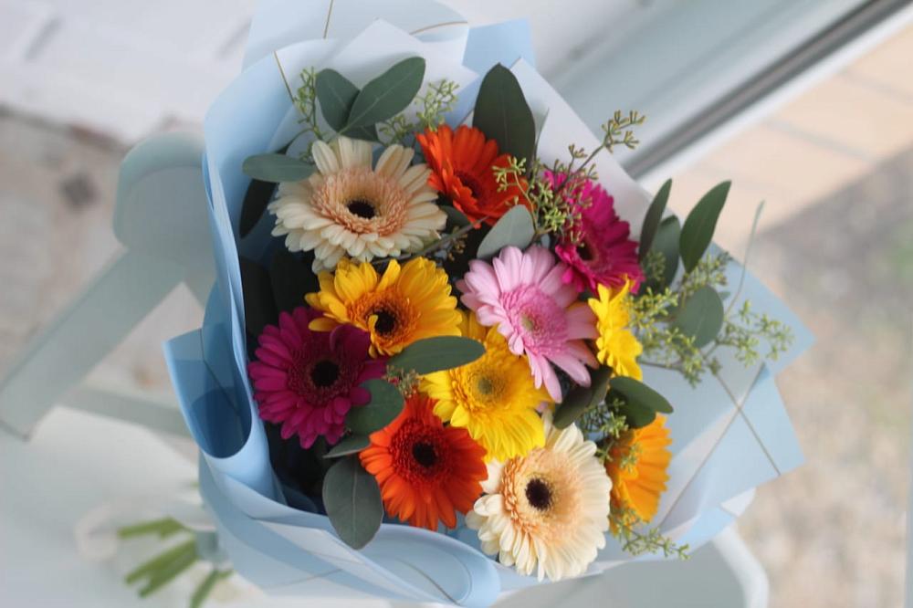 Букет цветов из: Герберы в Южном