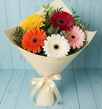Букет цветов из:  Герберы в Южном