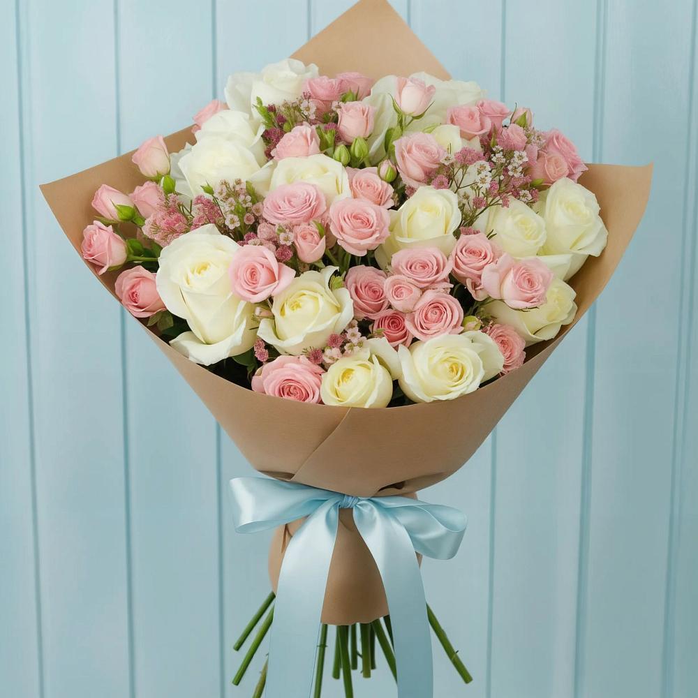 Букет цветов из: Розы в Южном