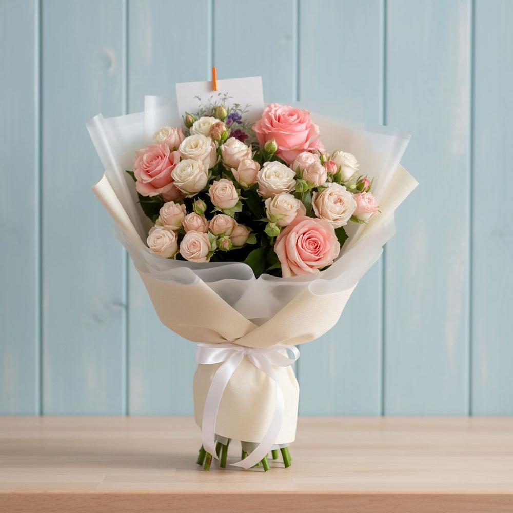 Букет цветов из: Розы в Южном