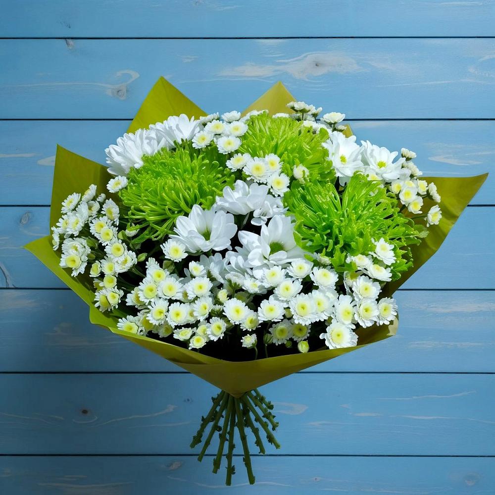 Букет цветов из: Хризантемы в Южном