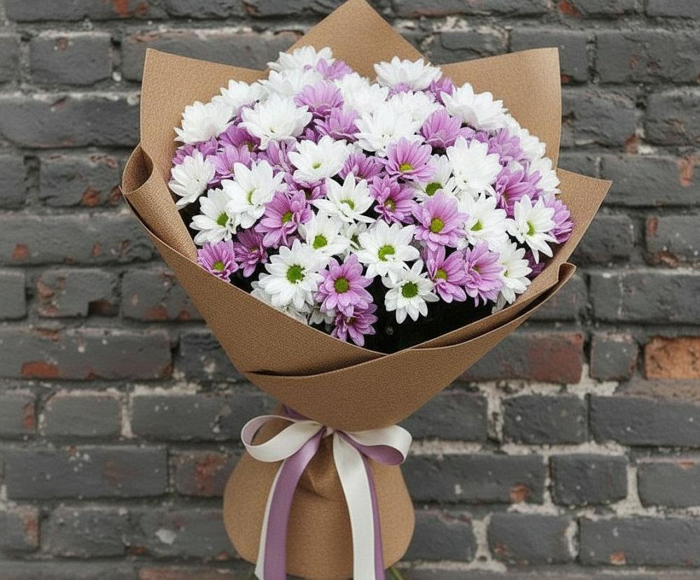 Букет цветов из: Хризантемы в Южном