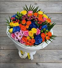 Букет цветов из:  Розы и Хризантемы в Южном