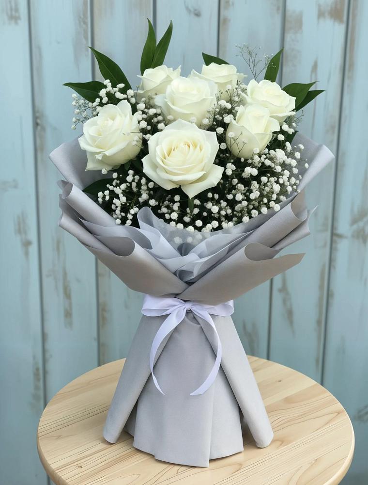 Букет цветов из: Розы в Южном