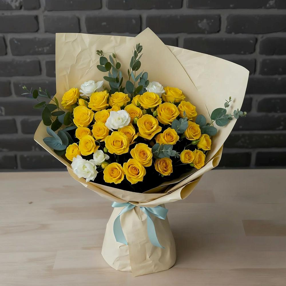 Букет цветов из: Розы в Южном