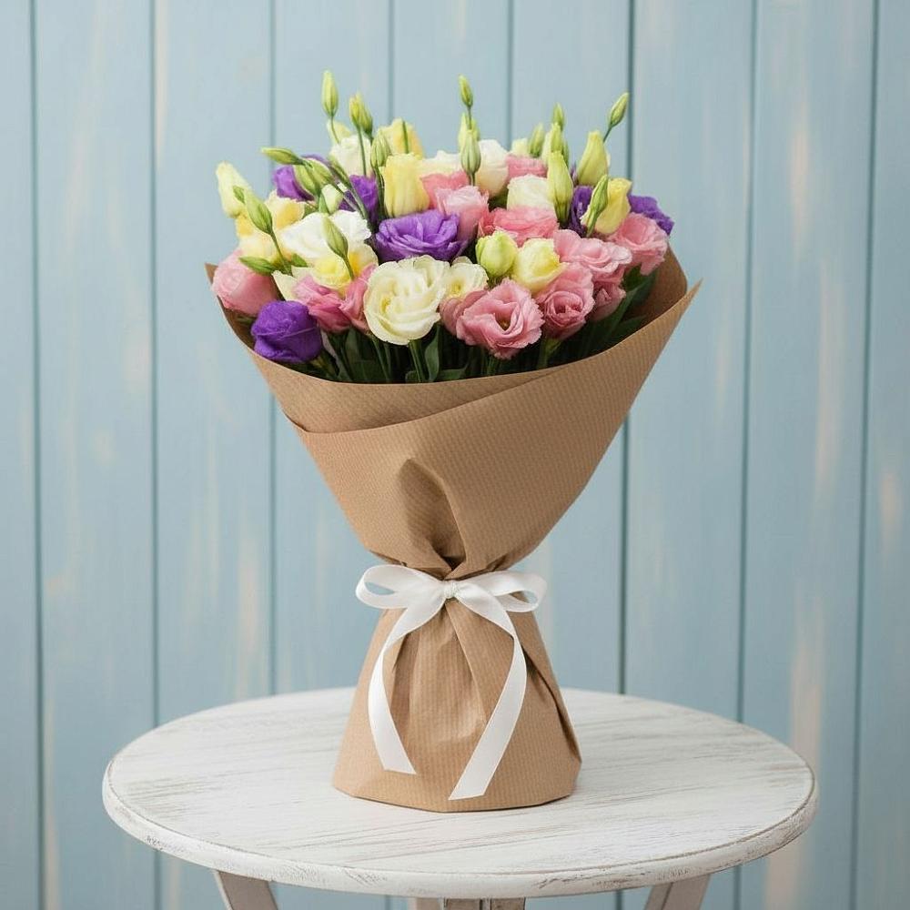 Букет цветов из: Лизиантусы в Южном