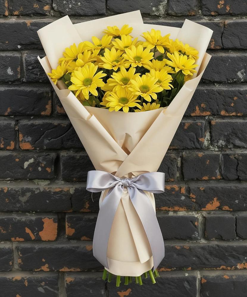 Букет цветов из: Хризантемы в Южном