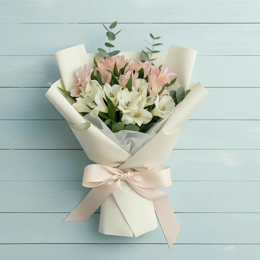 Букет цветов из: Альстромерии в Южном