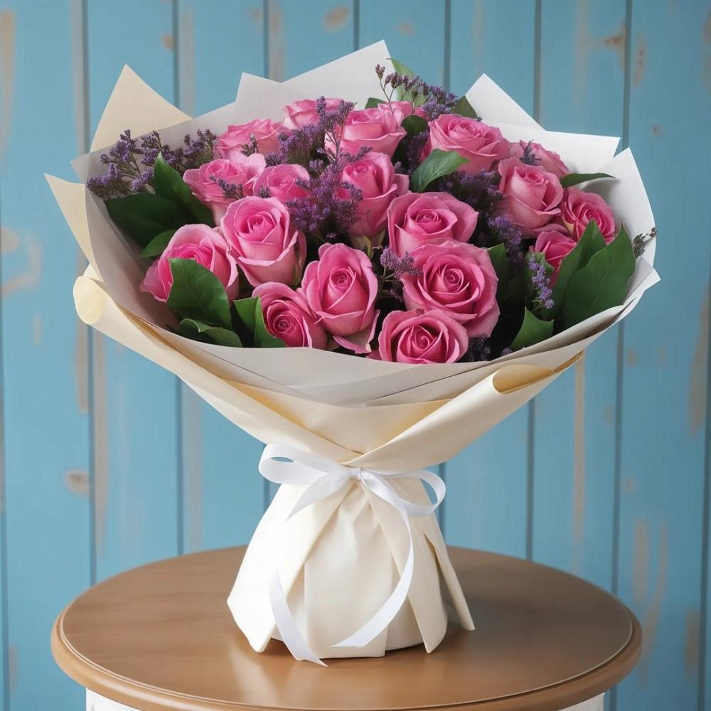 Букет цветов из: Розы в Южном