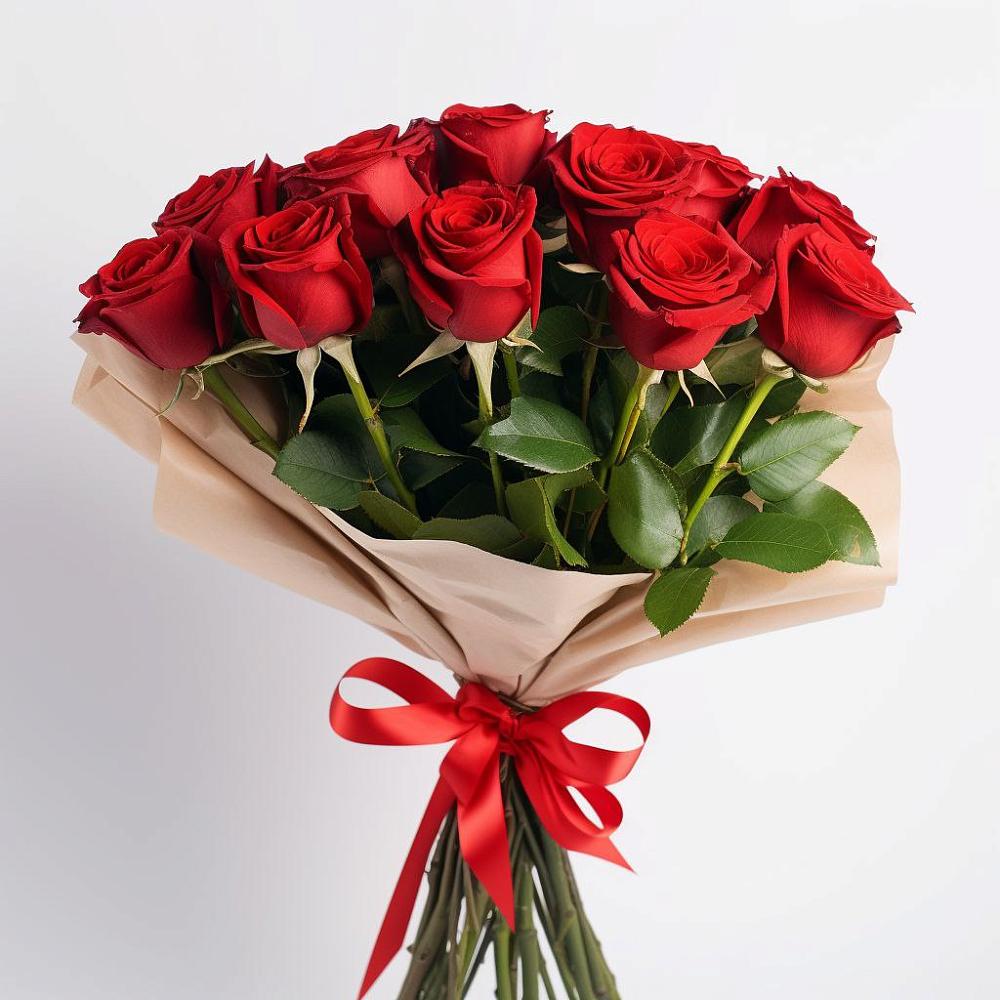 Букет 11 Красных роз Эдлесс Лав в Южном